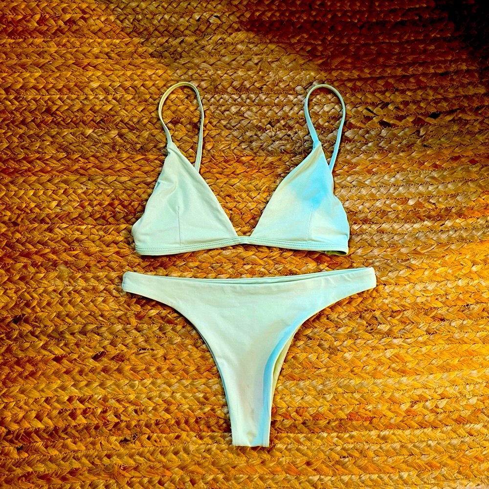 Toast Swim Triangle Bikini Top & Bottom